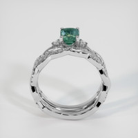 1.57 Ct. Bi Color Sapphire Ring, 18K White Gold 3