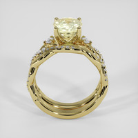 2.41 Ct. Yellow Sapphire Ring, 10K Yellow Gold 3