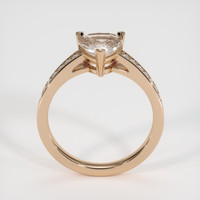 2.05 Ct. Peach Sapphire Ring, 14K Rose Gold 3