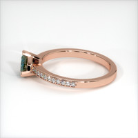 0.70 Ct. Sapphire Ring, 18K Rose Gold 4