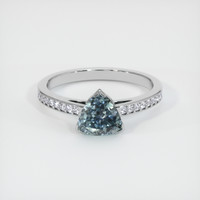 1.24 Ct. Sapphire Ring, 14K White Gold 1
