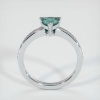 0.70 Ct. Sapphire Ring, 14K White Gold 3