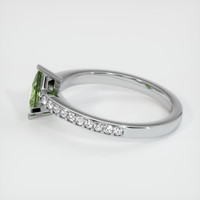 0.86 Ct. Sapphire Ring, 14K White Gold 4