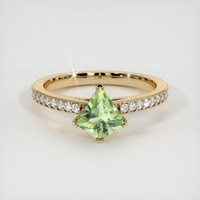 0.86 Ct. Sapphire Ring, 14K Yellow Gold 1