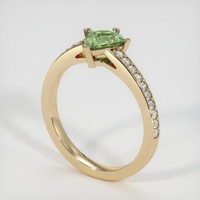 0.86 Ct. Sapphire Ring, 14K Yellow Gold 2