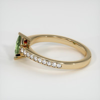 0.86 Ct. Sapphire Ring, 14K Yellow Gold 4
