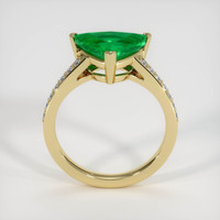 2.32 Ct. Emerald Ring, 18K Yellow Gold 3