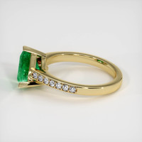 2.32 Ct. Emerald Ring, 18K Yellow Gold 4