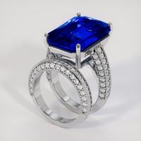 22.39 Ct. Blue Sapphire Ring, Platinum 950 2