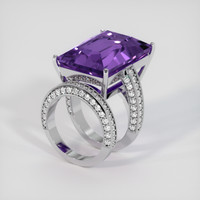 22.88 Ct. Gemstone Ring, 18K White Gold 2
