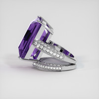 22.88 Ct. Gemstone Ring, 18K White Gold 4