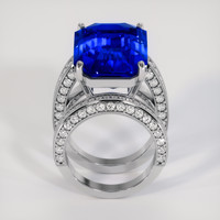 22.39 Ct. Blue Sapphire Ring, 18K White Gold 3
