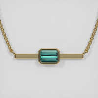 1.20 Ct. Gemstone Necklace, 14K Yellow Gold 1