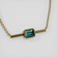 1.20 Ct. Gemstone Necklace, 14K Yellow Gold 2