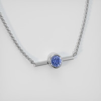 2.59 Ct. Sapphire Necklace, Platinum 950 2