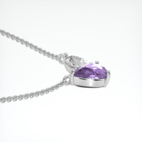 1.75 Ct. Purple Sapphire Necklace, Platinum 950 3
