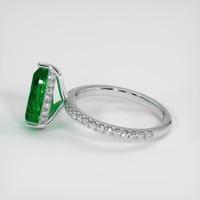 2.57 Ct. Emerald Ring, Platinum 950 4