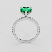 1.86 Ct. Emerald Ring, Platinum 950 3