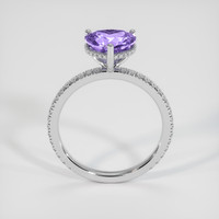 2.69 Ct. Purple Sapphire Ring, Platinum 950 3