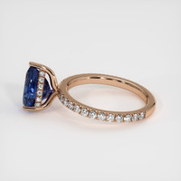 2.33 Ct. Sapphire Ring, 14K Rose Gold 4