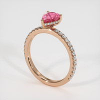 1.92 Ct. Sapphire Ring, 14K Rose Gold 2