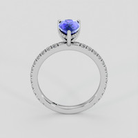 1.57 Ct. Blue Sapphire Ring, 14K White Gold 3