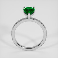 1.70 Ct. Emerald Ring, 18K White Gold 3