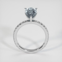 2.83 Ct. Sapphire Ring, 18K White Gold 3