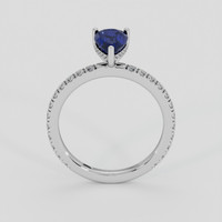 1.65 Ct. Blue Sapphire Ring, 18K White Gold 3