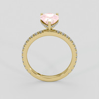 2.03 Ct. Padparadscha Sapphire Ring, 14K Yellow Gold 3