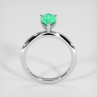 0.85 Ct. Emerald Ring, Platinum 950 3