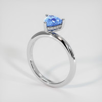 1.01 Ct. Sapphire Ring, Platinum 950 2