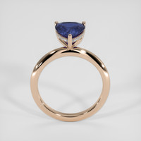 1.94 Ct. Blue Sapphire Ring, 14K Rose Gold 3