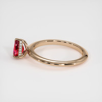 0.83 Ct. Ruby Ring, 18K Rose Gold 4