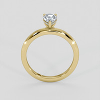 0.74 Ct. Greyish Blue Sapphire Ring, 10K Yellow Gold 3