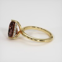 3.04 Ct. Sapphire Ring, 14K Yellow Gold 4