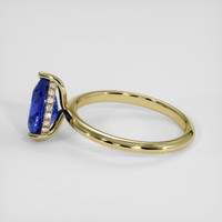 2.53 Ct. Blue Sapphire Ring, 18K Yellow Gold 4