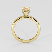 2.32 Ct. Padparadscha Sapphire Ring, 18K Yellow Gold 3