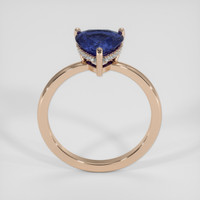 1.94 Ct. Blue Sapphire Ring, 14K Rose Gold 3
