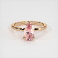 1.74 Ct. Padparadscha Sapphire Ring, 18K Rose Gold 1