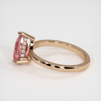 1.74 Ct. Padparadscha Sapphire Ring, 18K Rose Gold 4