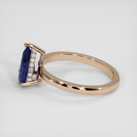 1.94 Ct. Blue Sapphire Ring, 18K Rose Gold 4