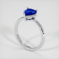 1.85 Ct. Sapphire Ring, 14K White Gold 2