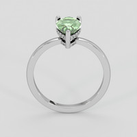 1.78 Ct. Green Sapphire Ring, 18K White Gold 3