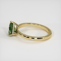 1.20 Ct. Green Sapphire Ring, 14K Yellow Gold 4
