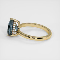 2.41 Ct. Sapphire Ring, 14K Yellow Gold 4