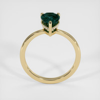 2.08 Ct. Bluish Green Sapphire Ring, 14K Yellow Gold 3