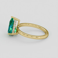 1.67 Ct. Emerald Ring, 18K Yellow Gold 4