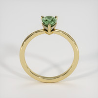 1.20 Ct. Green Sapphire Ring, 18K Yellow Gold 3