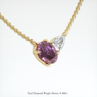 1.61 Ct. Gemstone Necklace, 18K Yellow Gold 2